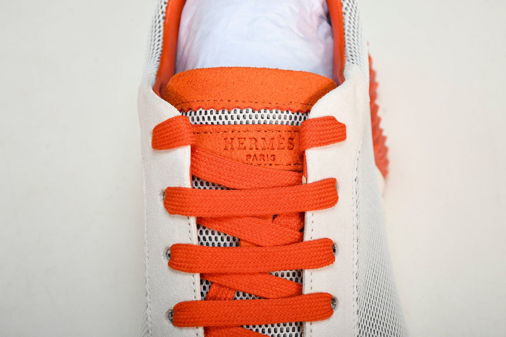 Hermès Bouncing Sneaker 'Blanc Orange Bleu'