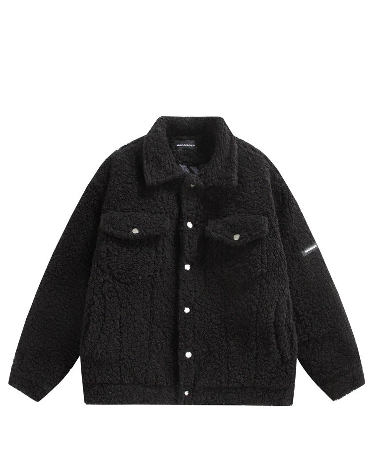 The Sable Shearling Overshirt Jacket