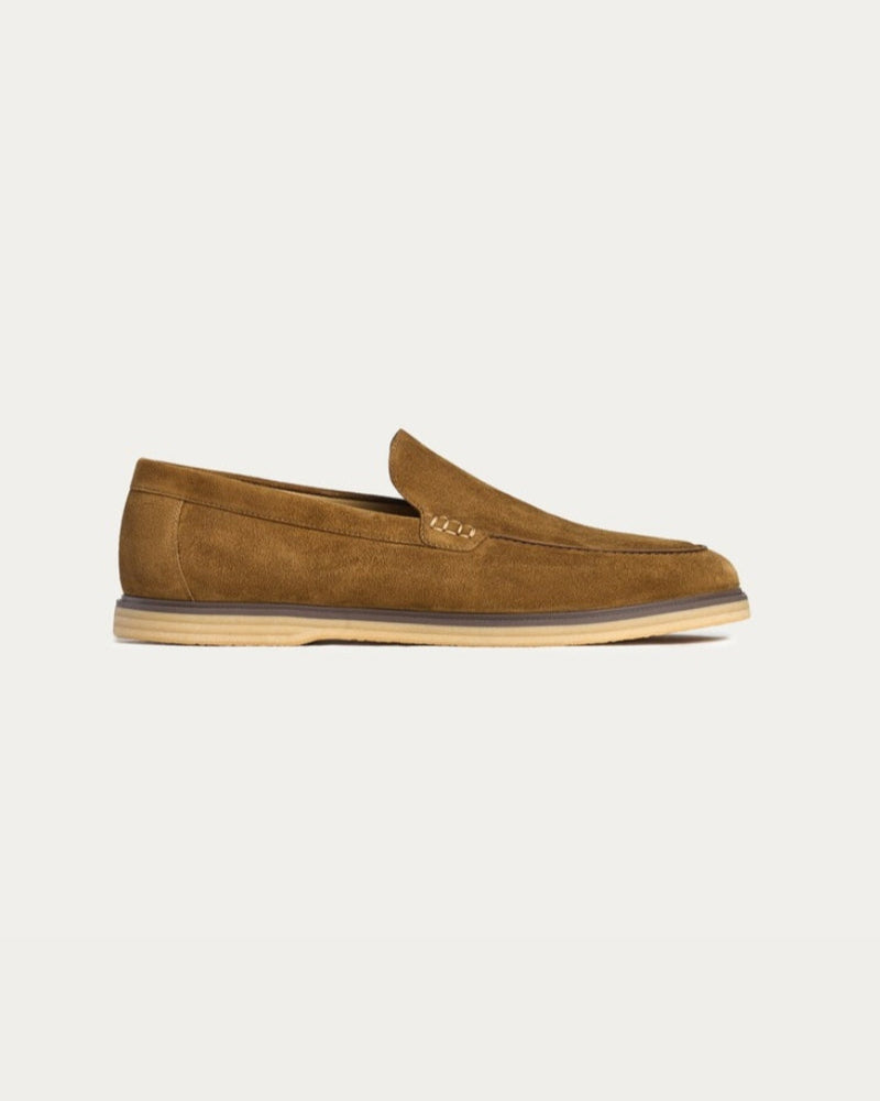 Coffee Suede loafers