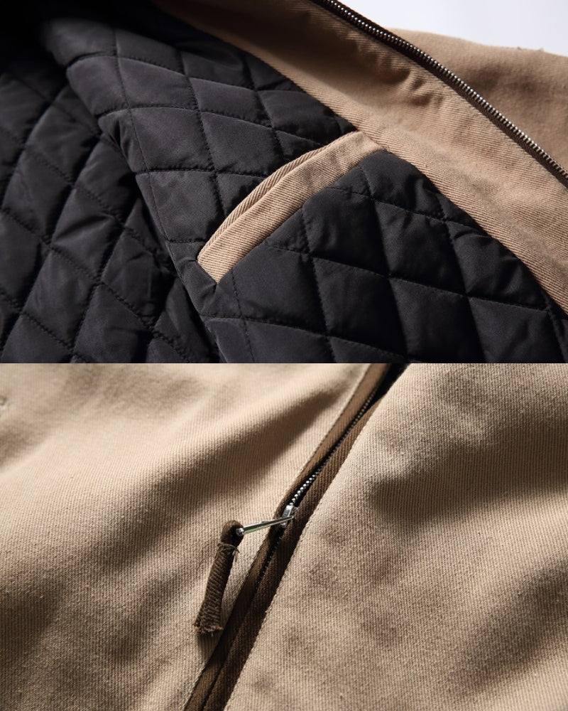 Urban Sandstone Bomber Jacket