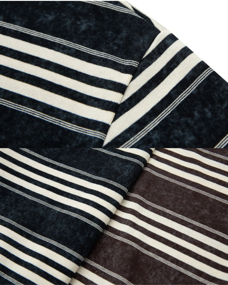 Classic Striped Crewneck T‑Shirt