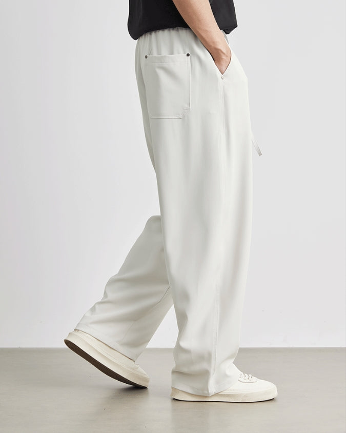 Loose Drawstrings Jogger Trousers