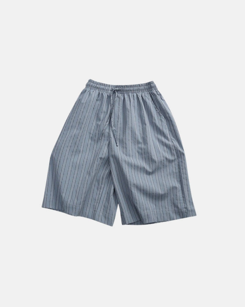 Relaxed Pinstripe Shorts