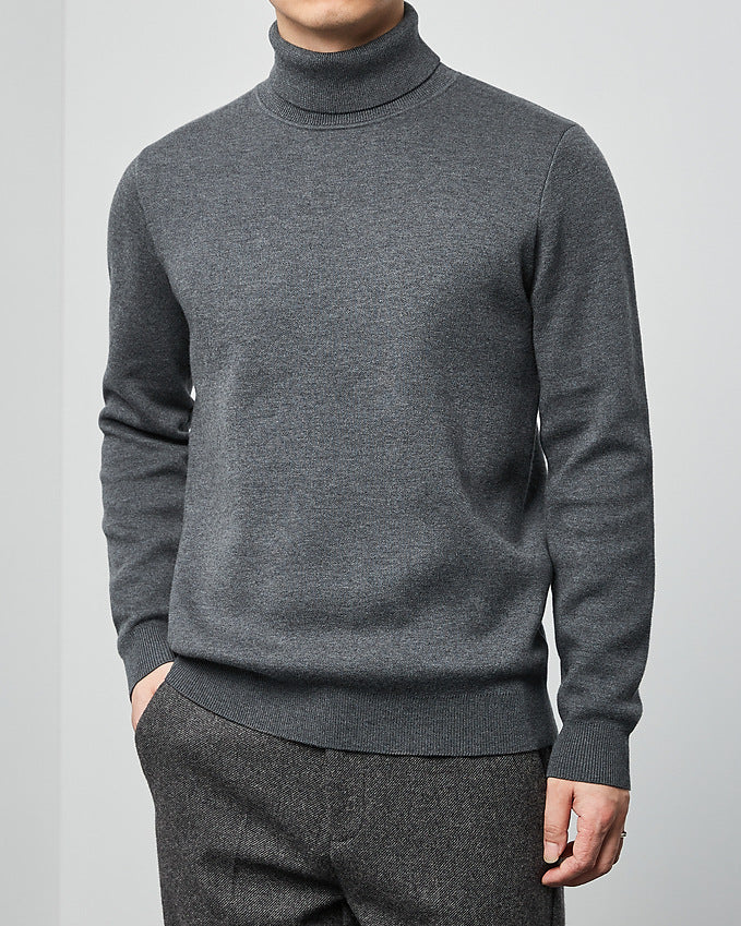 The Momeike Classic Solid Turtleneck Sweater