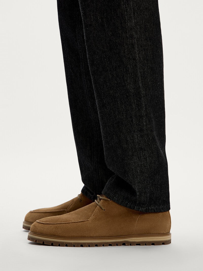 Lace-up boots Coffee