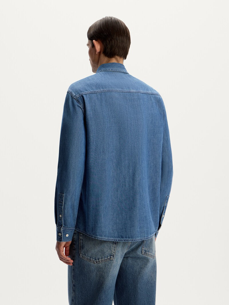 Light Denim Shirt Blue