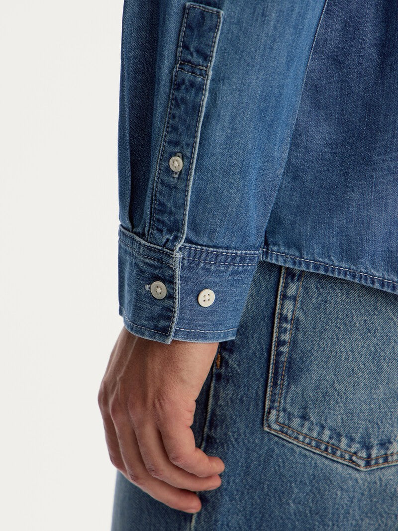 Light Denim Shirt Blue