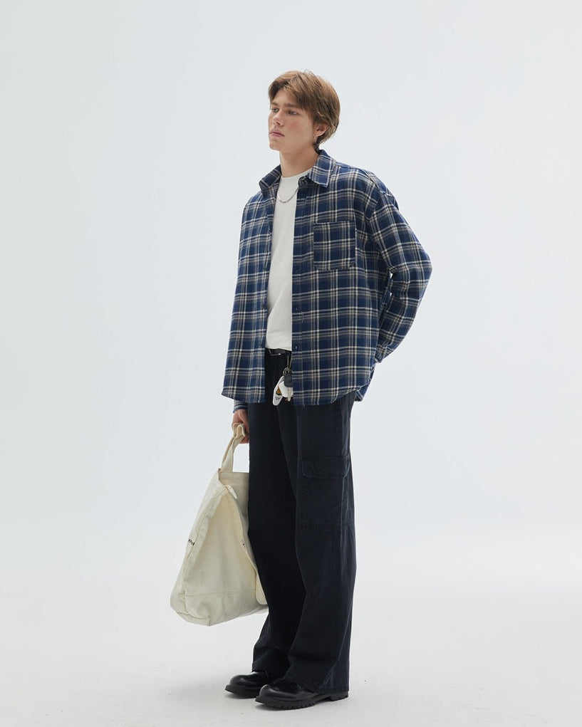 The Everton Plaid Cotton Overshirt