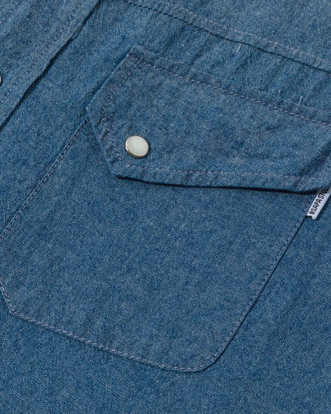 The Havenwood Lapel Denim Overshirt