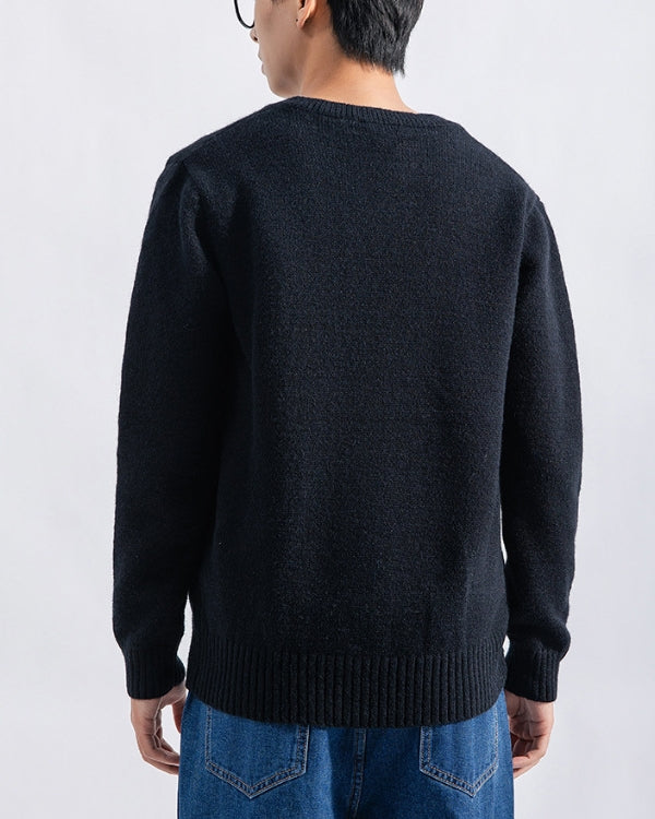 Jackal Wool-Blend V-Neck Sweater