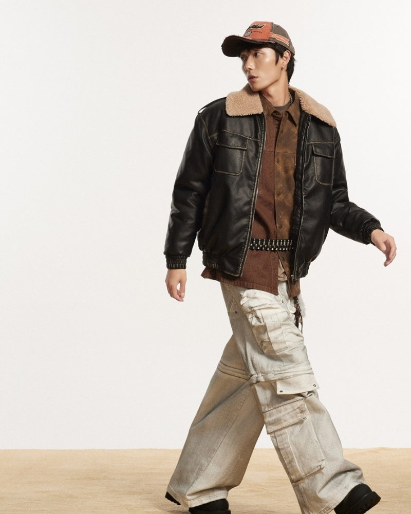 Heritage Aviator Leather Jacket