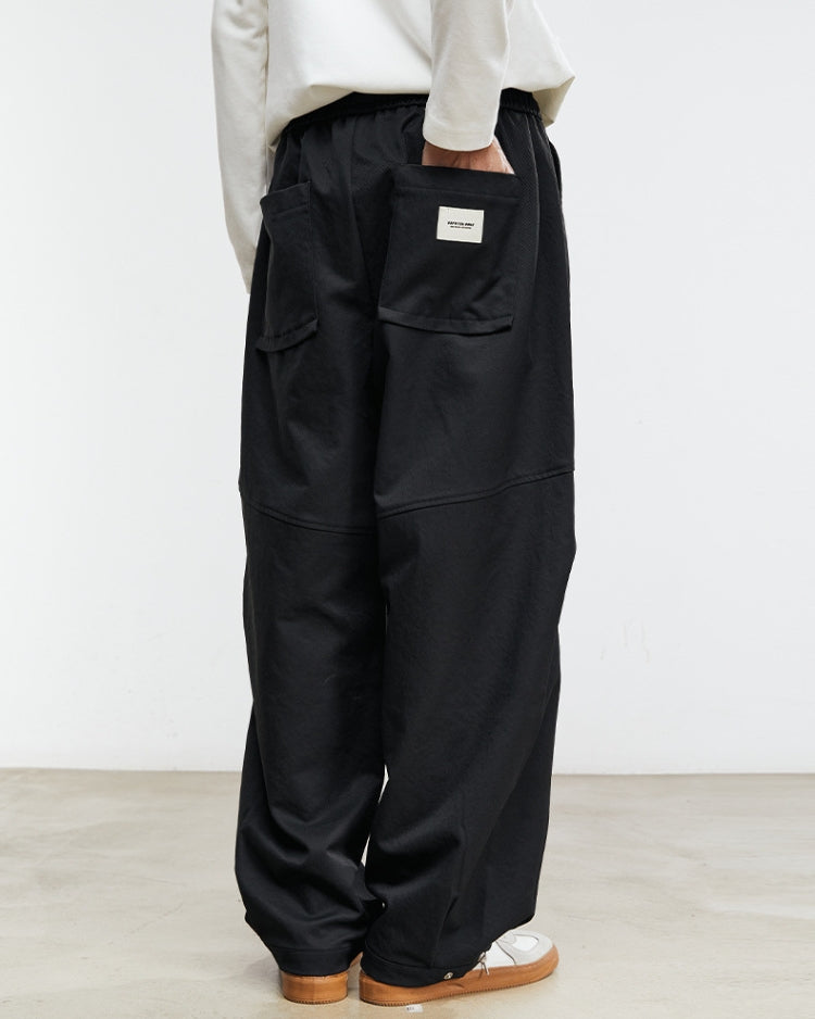 Wide Leg Waistband Lounge Trousers