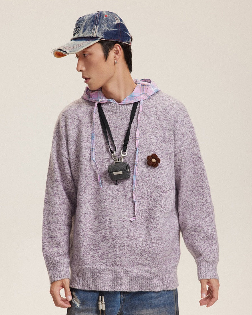 The Drift Knit Pullover Hoodie Sweater