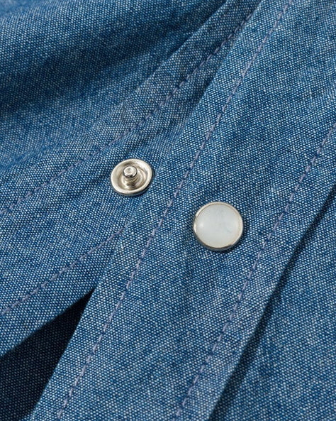 The Havenwood Lapel Denim Overshirt