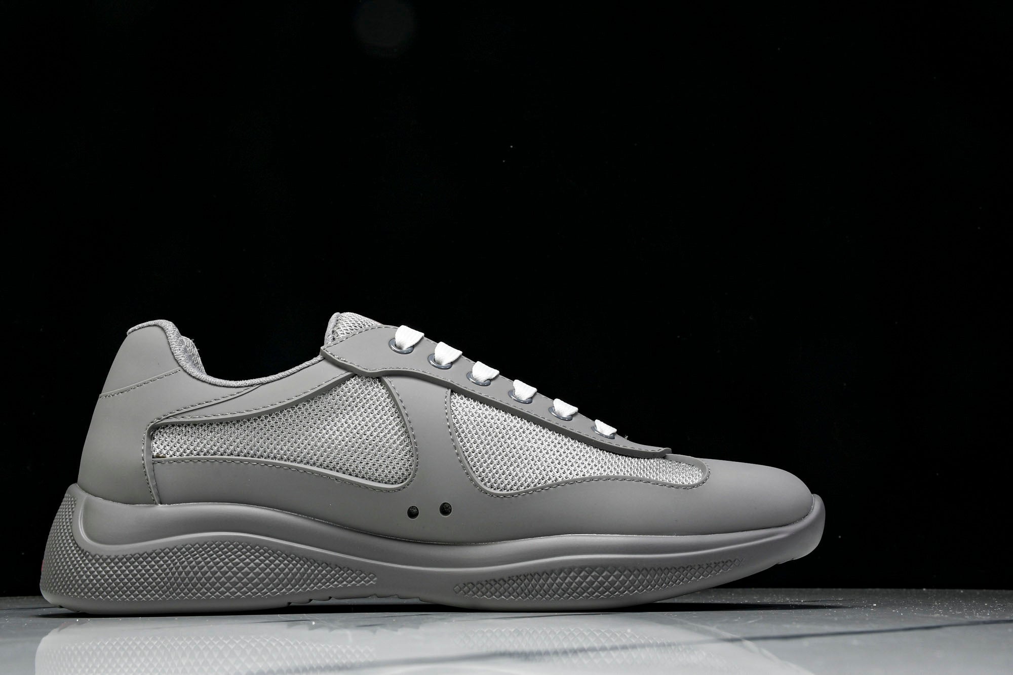 Prada America's Cup Sneaker Soft Rubber 'Steel Grey'