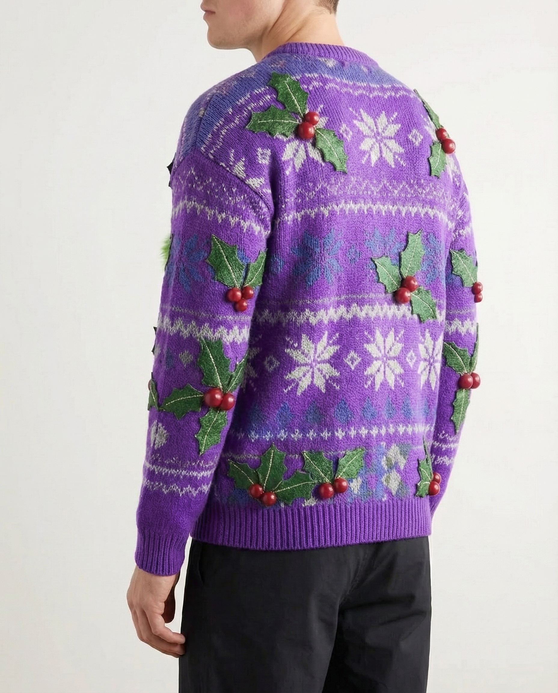 Santa Vampire Crewneck Sweater