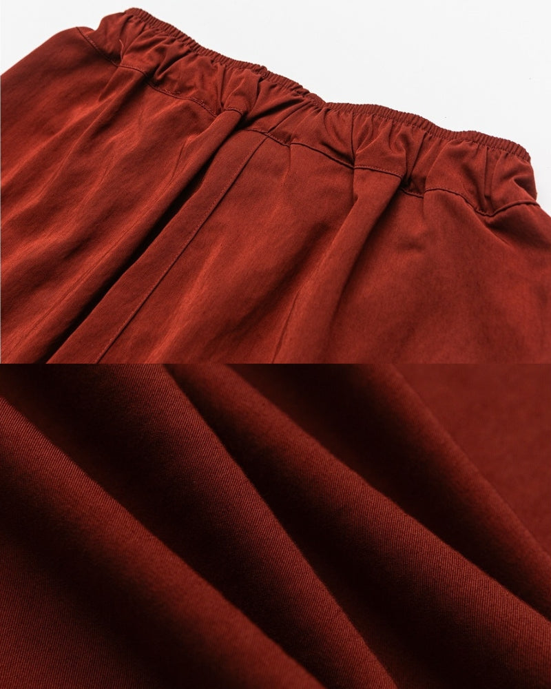 Relaxed Embroided & Wide-Leg Trousers