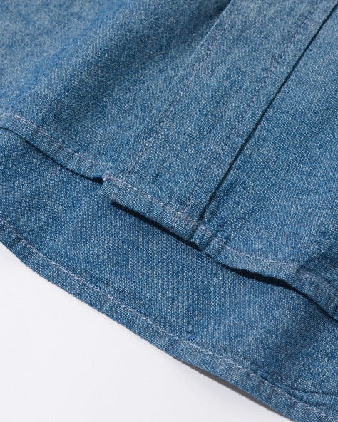 The Havenwood Lapel Denim Overshirt