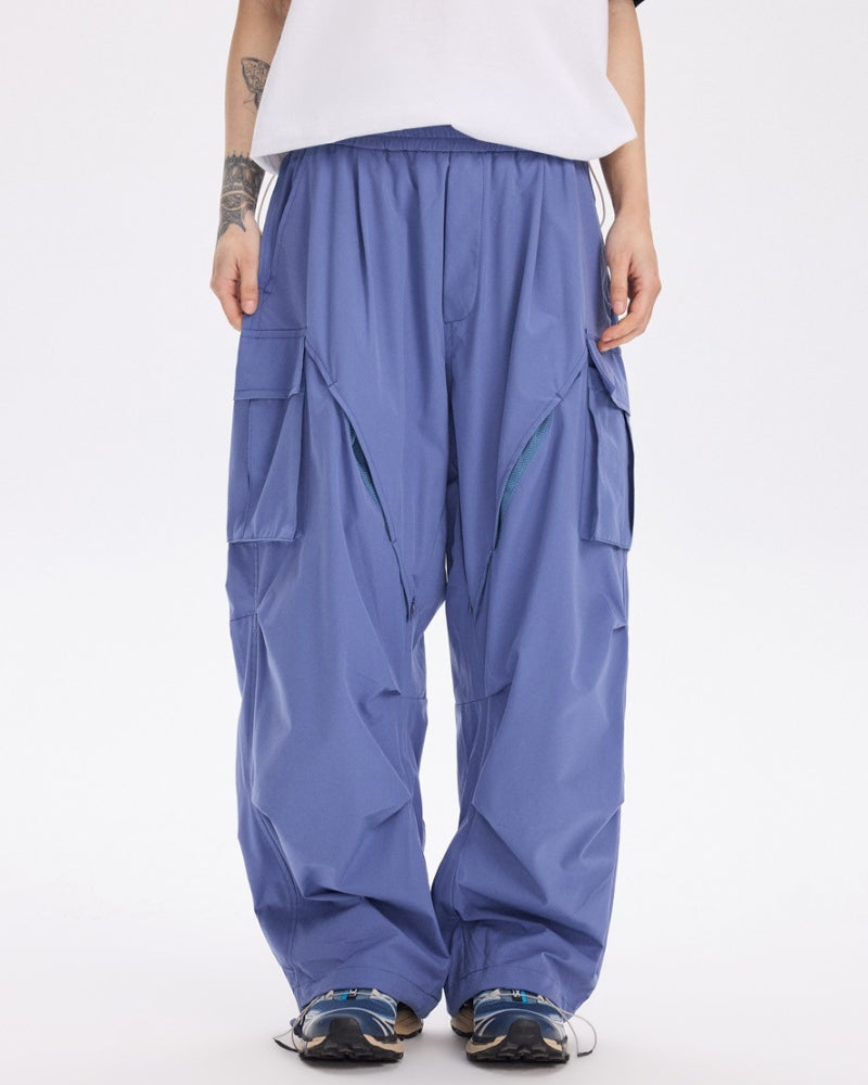 Utility Wide-Leg Cargo Pants