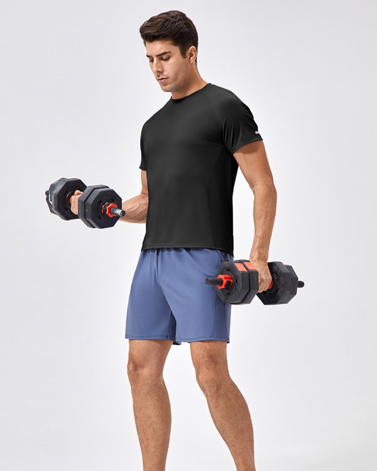 Summer Sports Short-Sleeve Reflective Quick-Dry T-Shirt