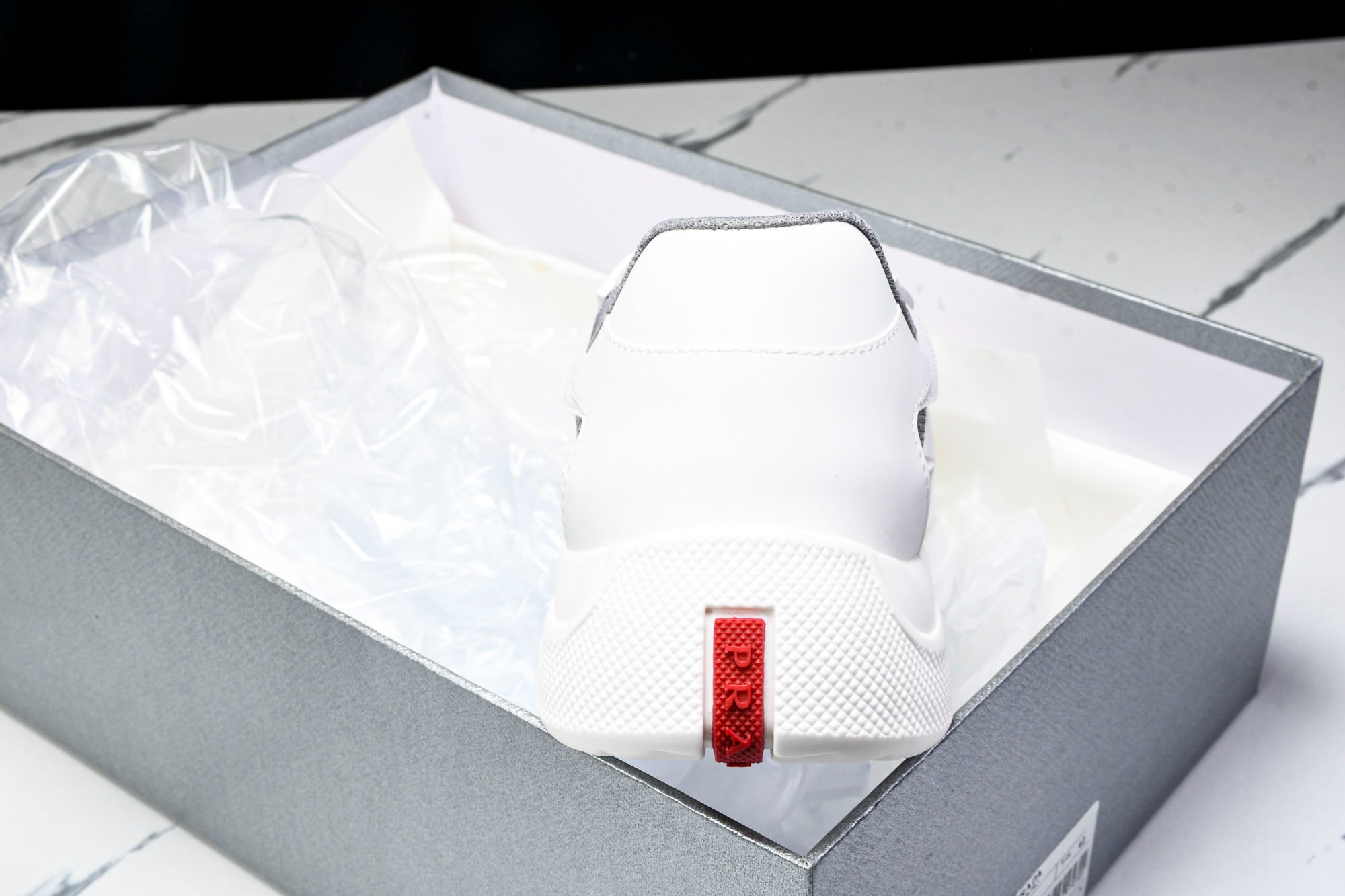 Prada America's Cup Sneaker Soft Rubber 'Cream White'