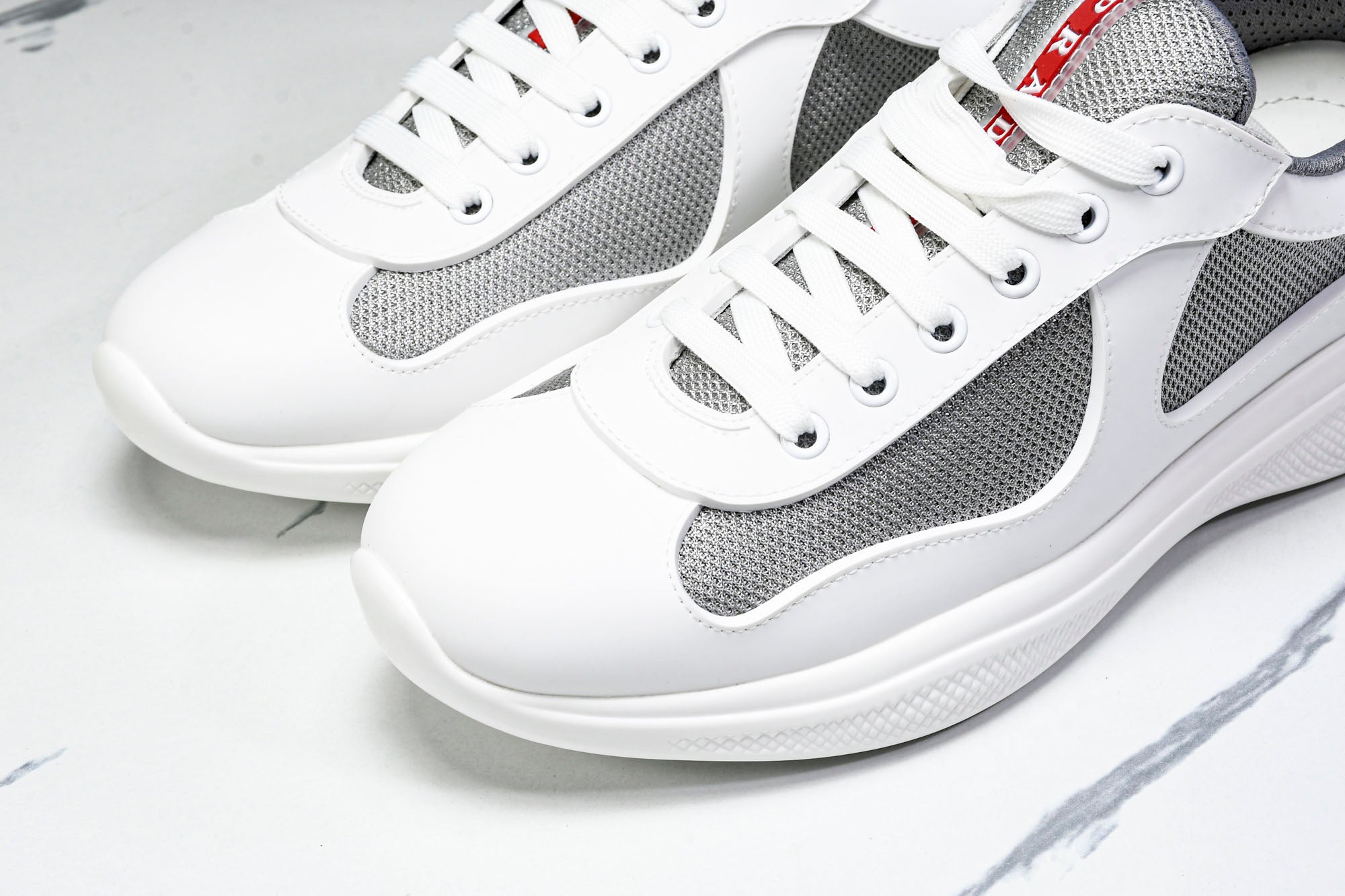 Prada America's Cup Sneaker Soft Rubber 'Cream White'