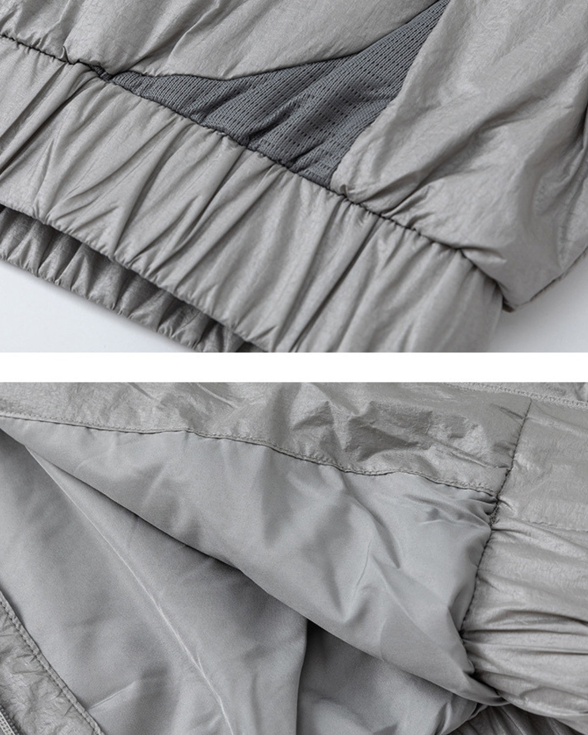 High-Neck Windbreaker Jacket