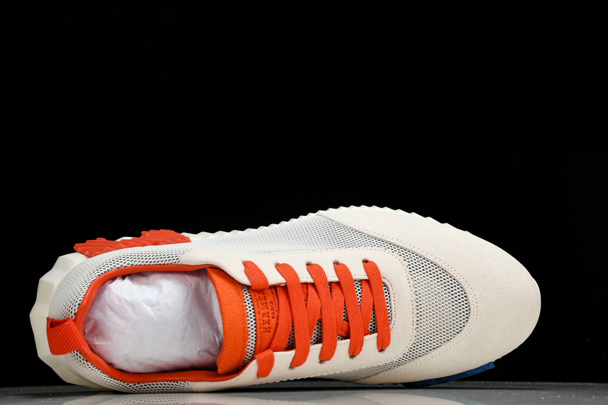 Hermès Bouncing Sneaker 'Blanc Orange Bleu'