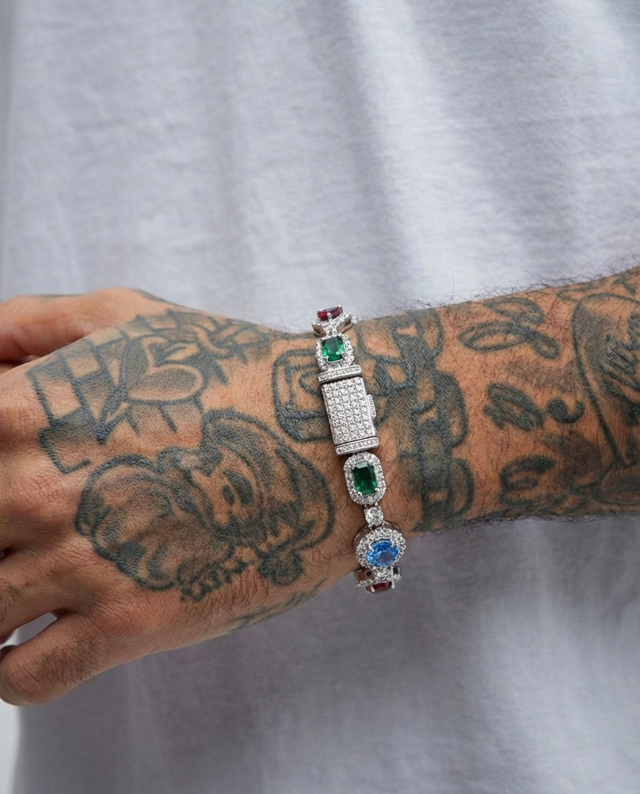 Multicolor Royale Link Bracelet