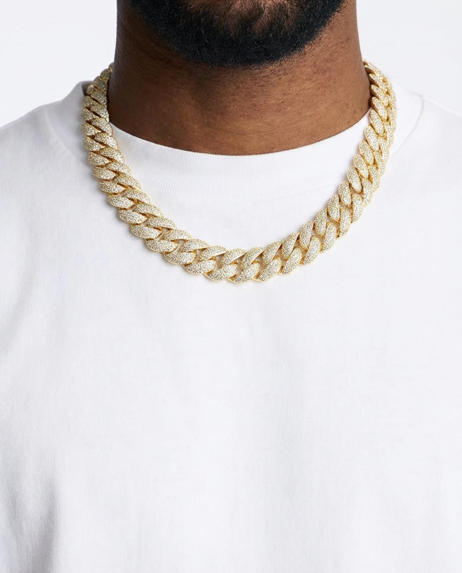 First Edition Iced Cuban Link Chain
