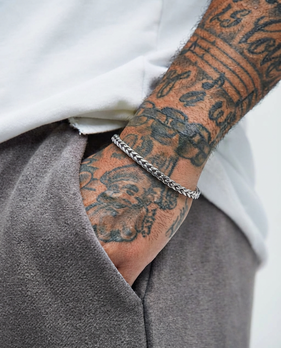 Steel Rope Chain Bracelet