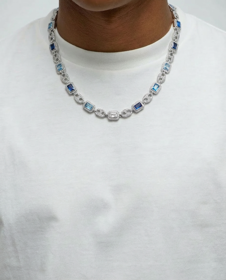 Sapphire Royale Link Necklace