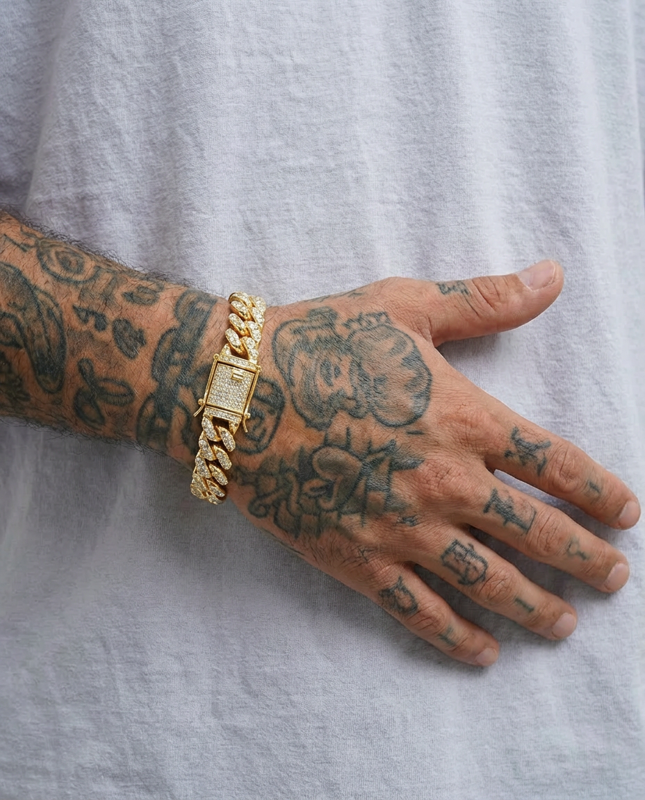 Bel ced Cuban Link Bracelet