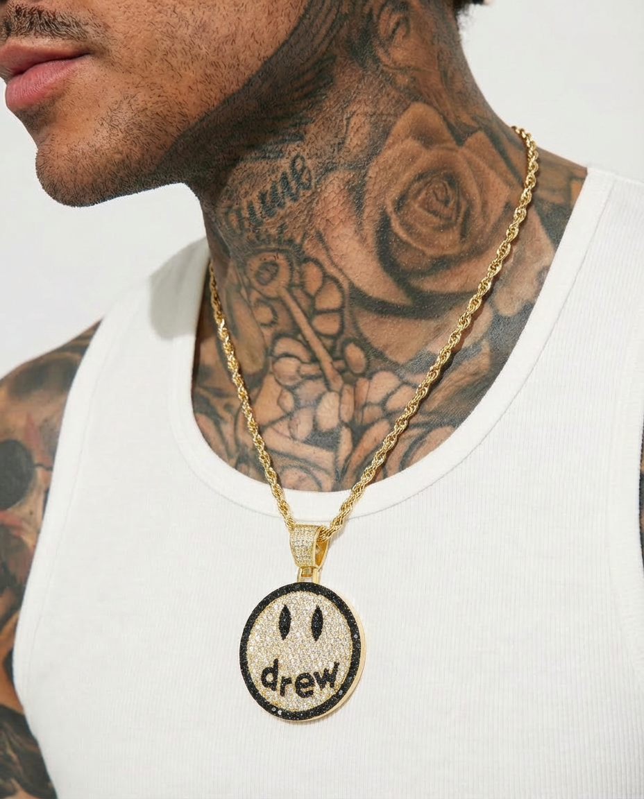 Drew Smiley Necklace