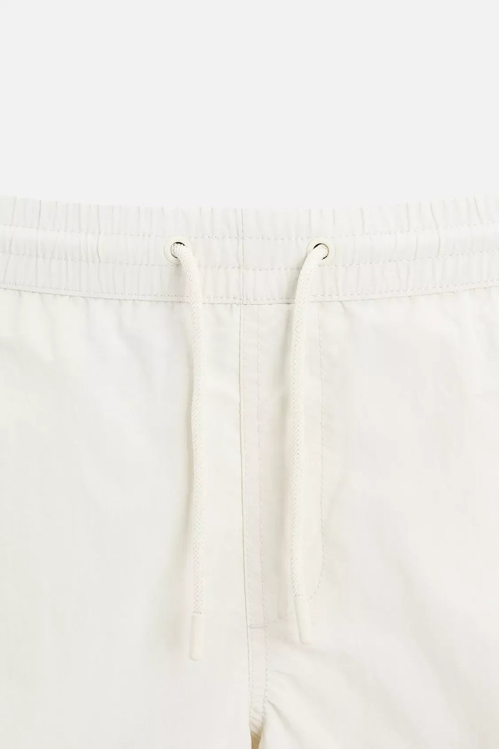 BASIC MID-LENGTH SWIMMING SHORT - WHITE