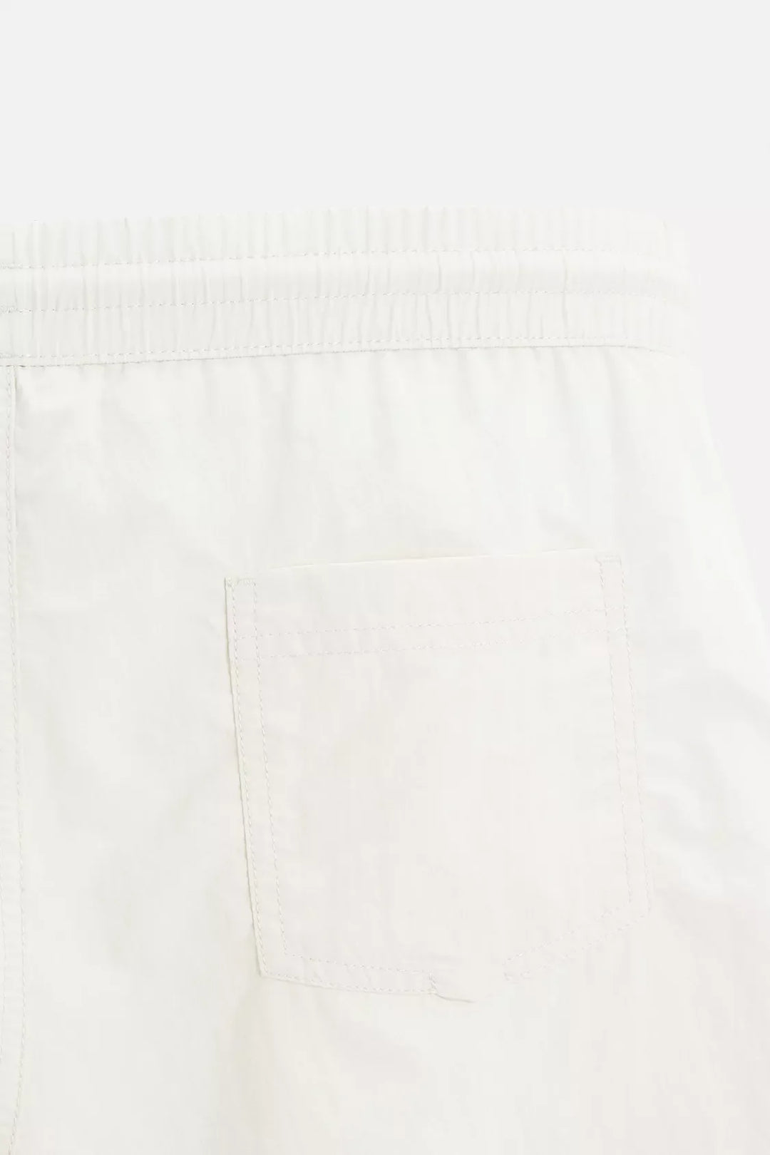 BASIC MID-LENGTH SWIMMING SHORT - WHITE