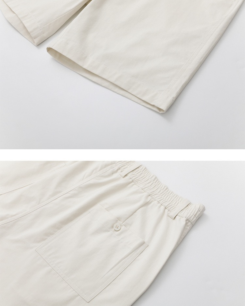Classic Tailored Cotton Shorts