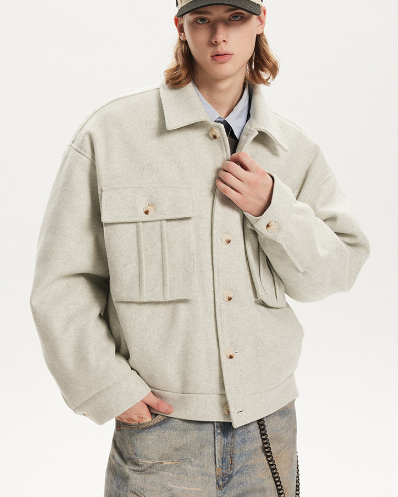 Oversized Utility Pocket Jacket