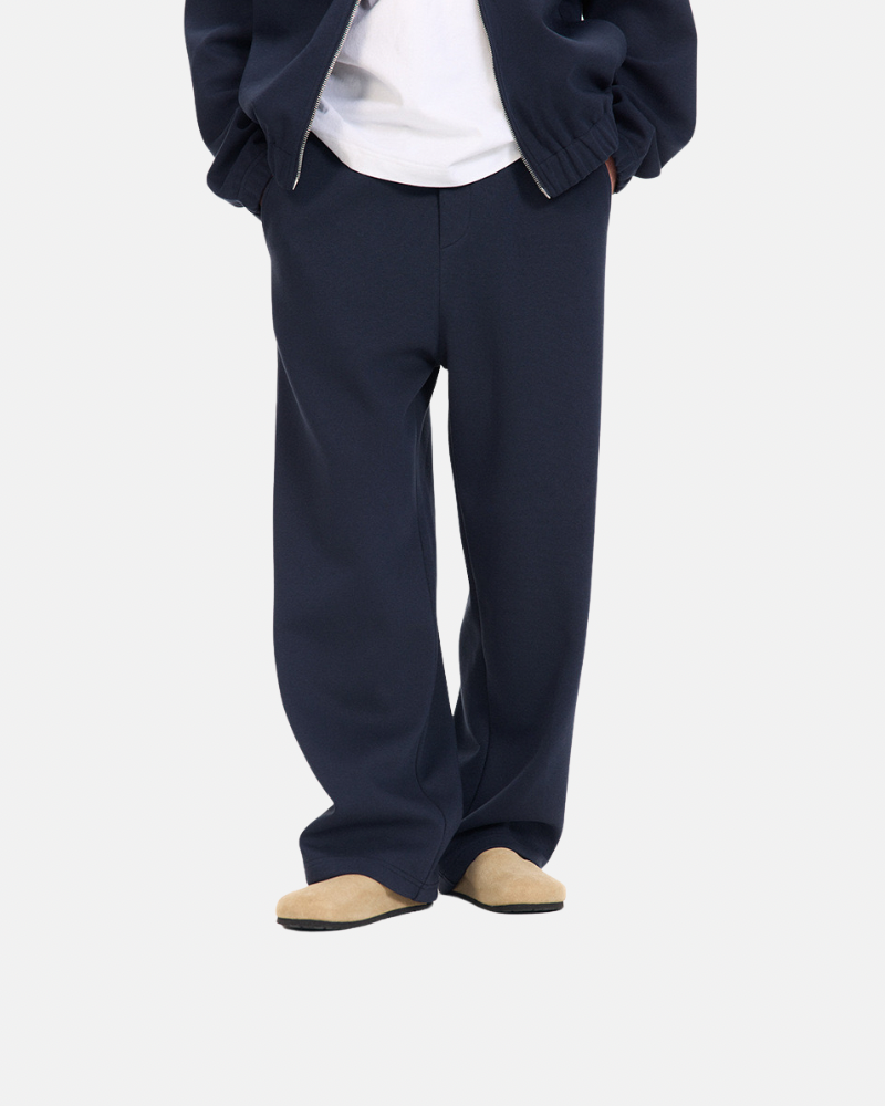 Zip‑Up Hoodie and Wide‑Leg Pants Set