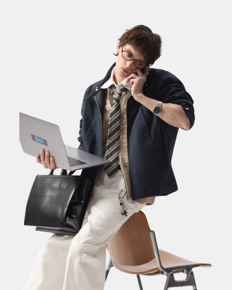 Stand‑Collar Zip Jacket