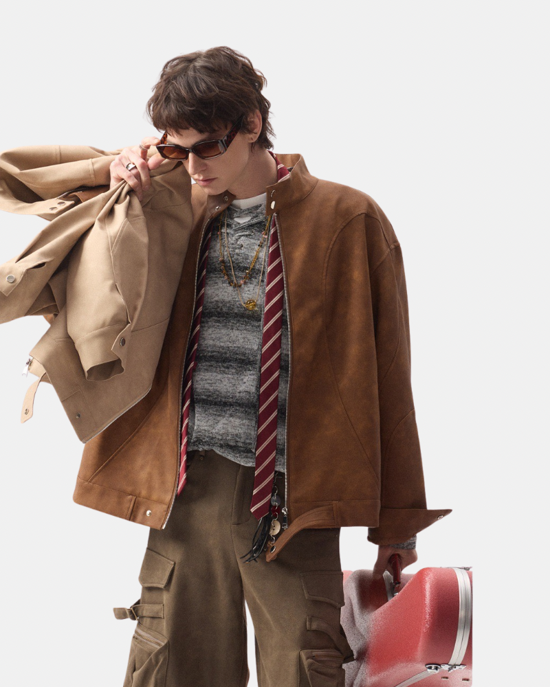 Stand‑Collar Jacket