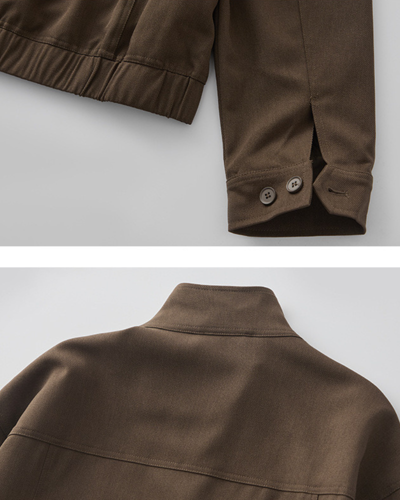 Tour’s High‑Neck Utility Zip Jacket