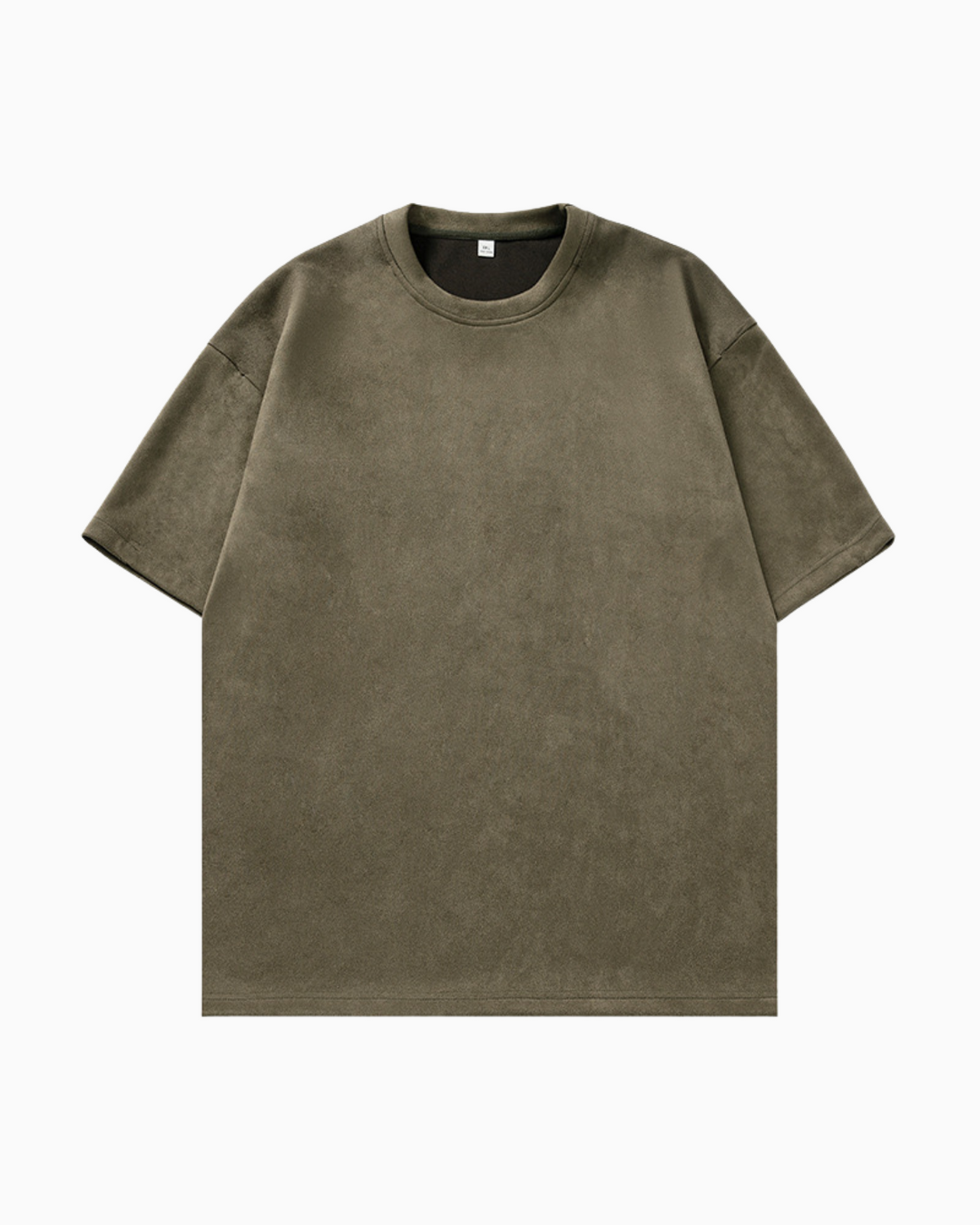 Suede Touch Oversized T-Shirt