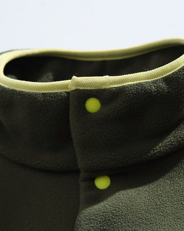 The Bolton Casual Stand Up Collar Fleece Sweater