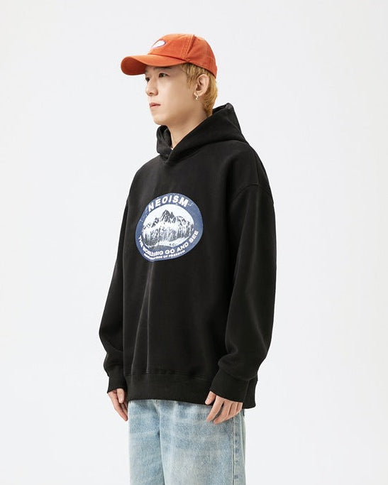 The Norvale Campus Hoodie Vintage Hooded Sweater