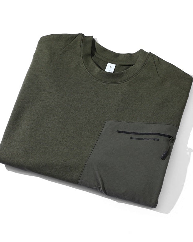The Rockford Pocket Horizon Crew Pullover Sweatshirt