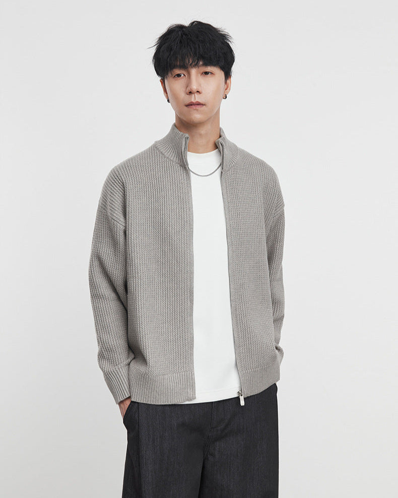 Sparse Shadow Knitted Cardigan