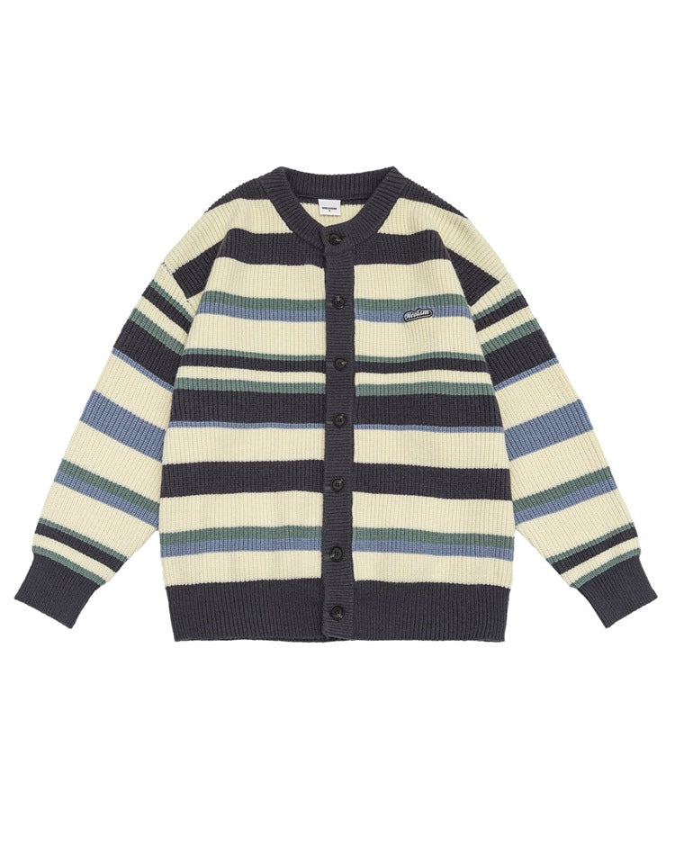 The Bridlewood  Preppy Striped Cardigan