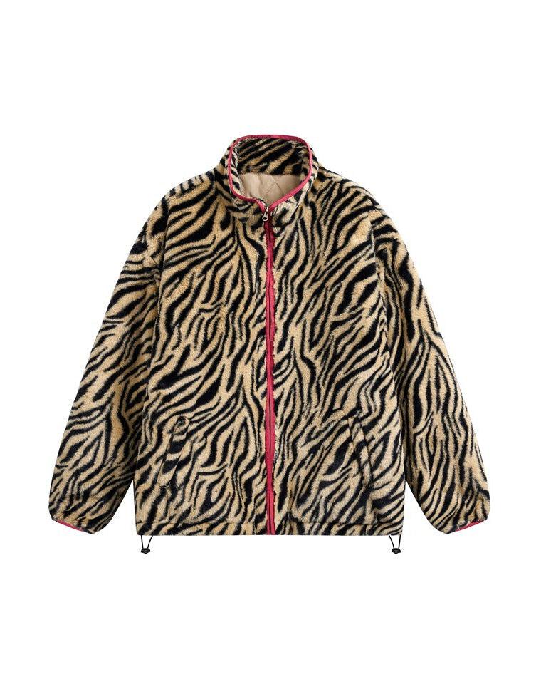 The Ember Weave Plush Crew Jacket