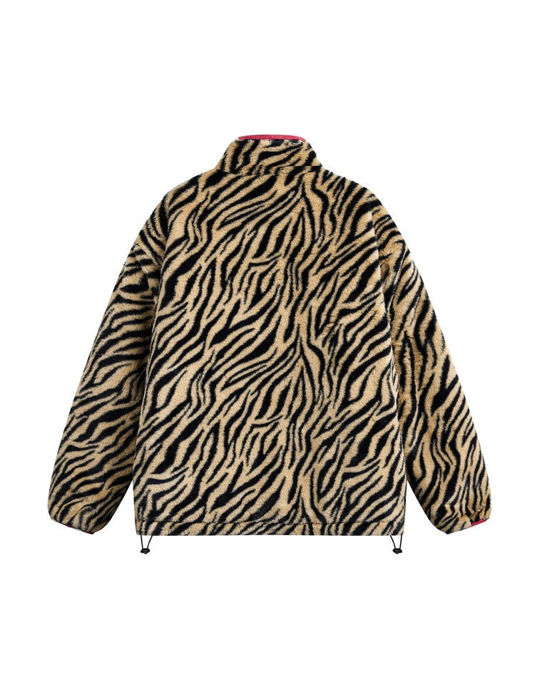 The Ember Weave Plush Crew Jacket